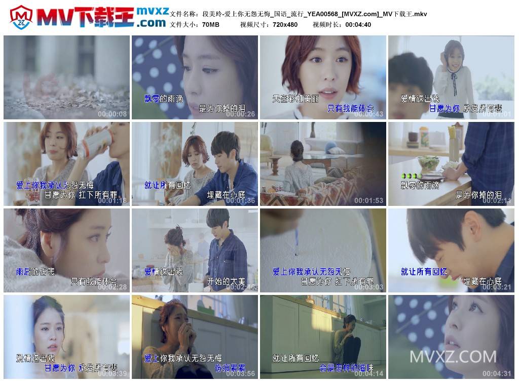 段美玲-爱上你无怨无悔_国语_流行_YEA00568
